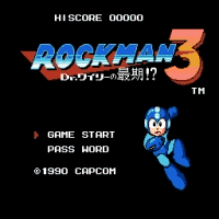 Rockman 3 Endless Title Screen